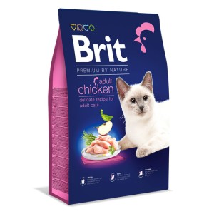 Brit Premium by Nature Cat Adult cu Pui, 8 kg