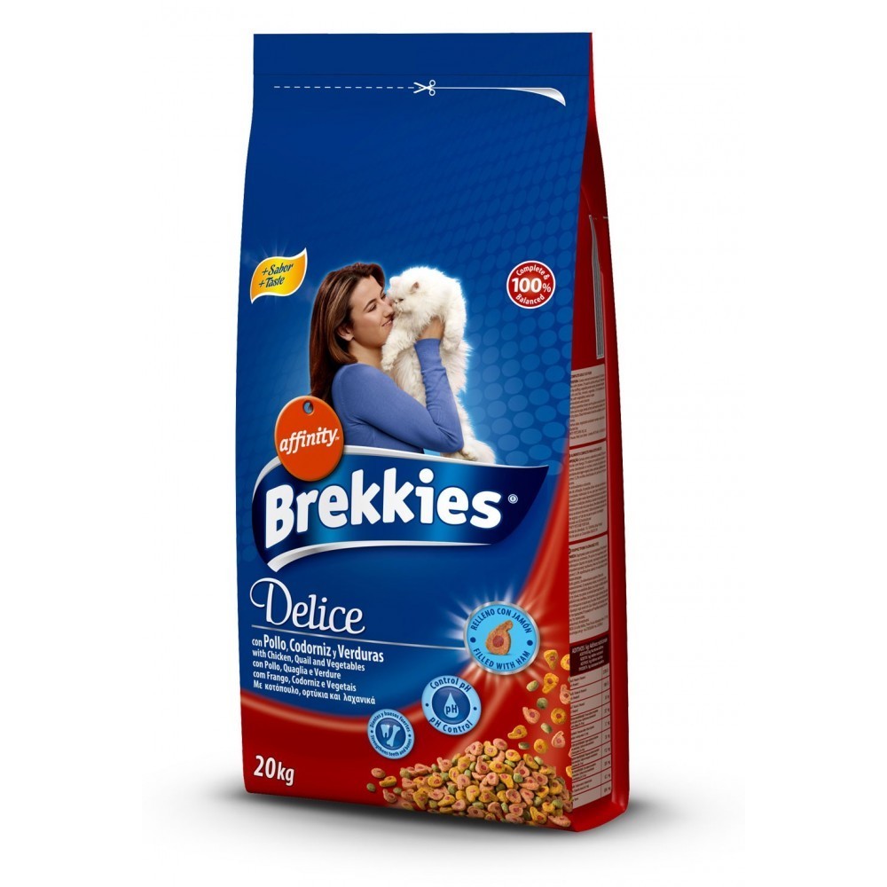 Hrana pisici Brekkies Excel Delice Pui si Curcan 20kg