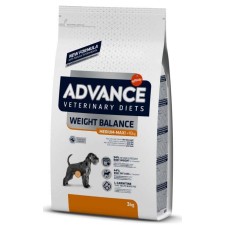 Hrana caini Advance Veterinary Weight Balance Medium-Maxi - dieta uscata 3 kg